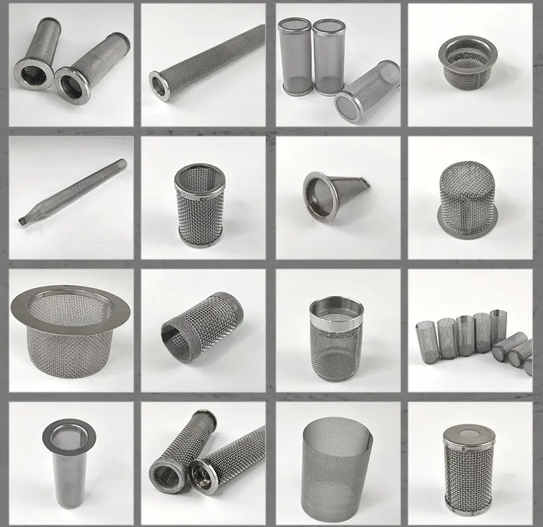 Metal filter cartridges