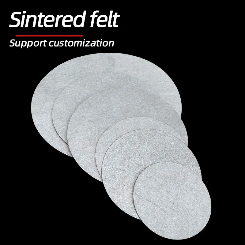 Metal fiber felt sheets