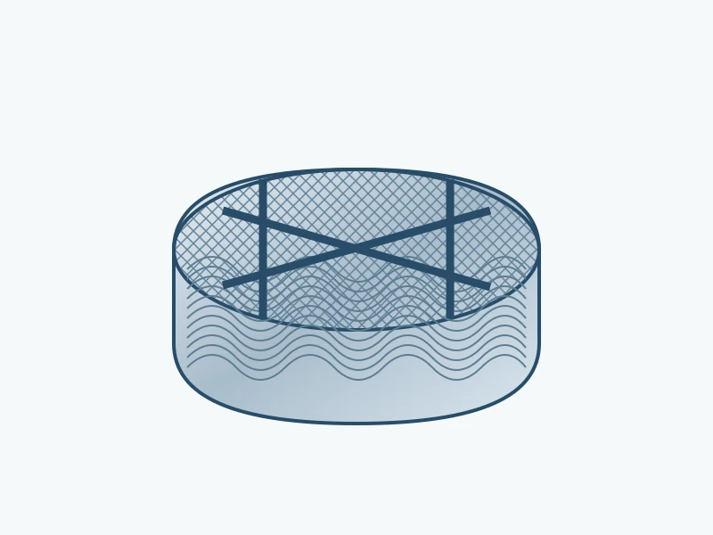 Demister pads and mesh blocks