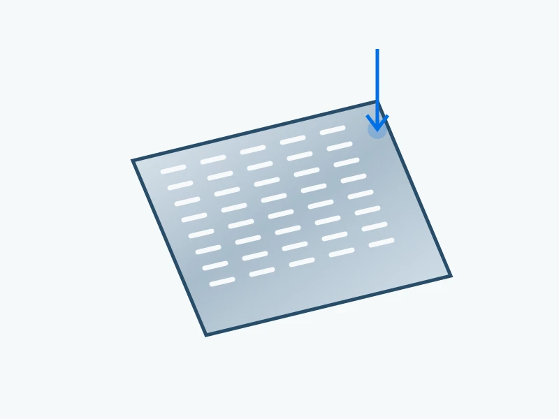 Laser-perforated and slotted screens