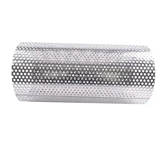 Perforated support tube